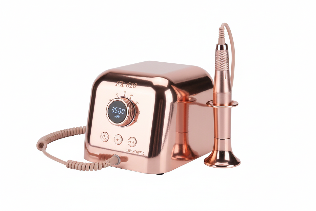 Frezarka Do Paznokci Manicure Pedicure Mocna 65W FX 620 - Rose Gold